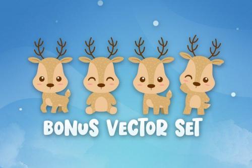 Dasher Deer Font  5