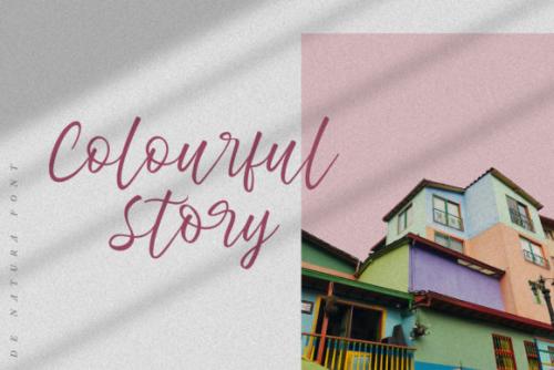 De Natura Modern Script Font 6