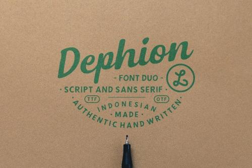 Dephion Script Font Free Download