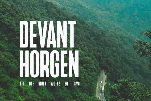 Devant Horgen Modern Typeface