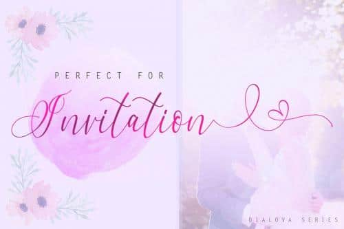 Dialova Script Font  2