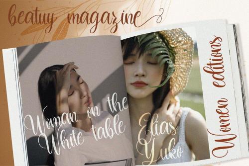 Dilan Whemsy Calligraphy Script Font 5