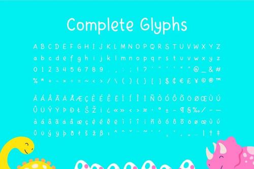 Dinomik Semibold Font 3