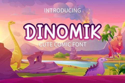 Dinomik Semibold Font 9
