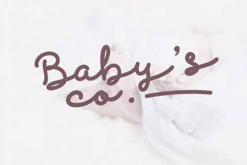 Discobaby Script Font 1