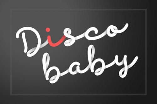 Discobaby Script Font 5