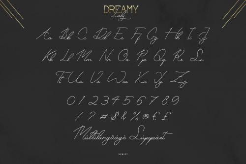Dreamy Loly Font Duo  6