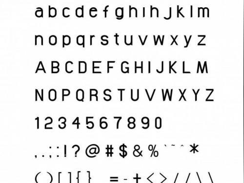 Dynamika Sans Typeface 3