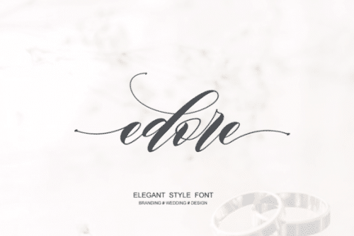 Edore Script Font 1