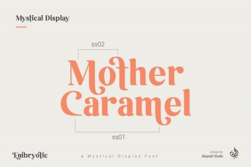 Embryotic Serif Display Font 9