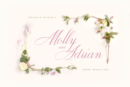 Enica Calligraphy Font 4