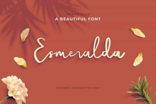 Esmeralda Handwritten Script Font