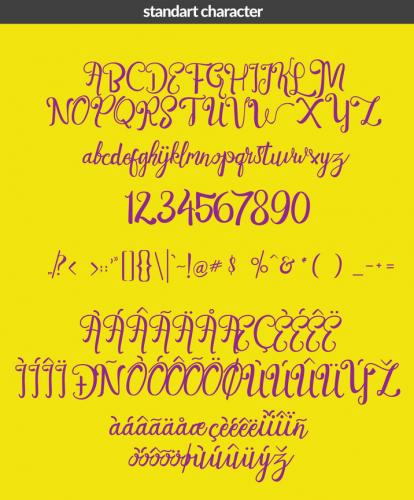 Evelyn Font Family 4