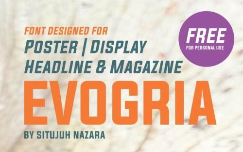 Evogria Sans Serif Font 5