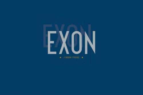 Exon Sans Serif Font 1
