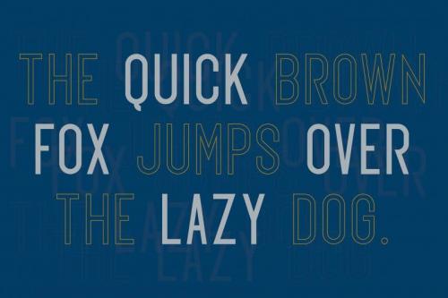 Exon Sans Serif Font 4