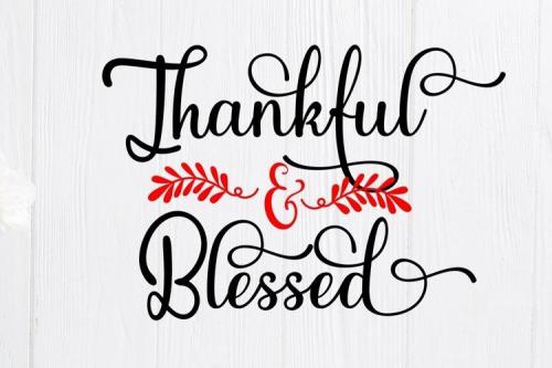 Feeling Blessed Script Font  4