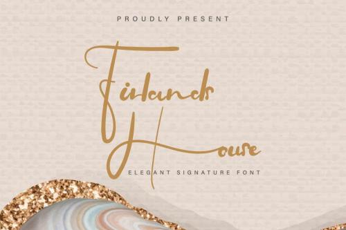 Firlands House Signature Script Font 1
