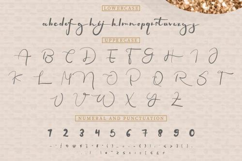 Firlands House Signature Script Font 7