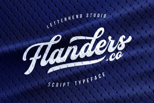 Flanders Script Typeface 1