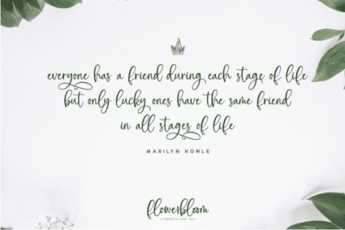 Flowerbloom Font  3