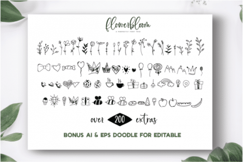Flowerbloom Font  9