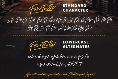Fountastic Font 10