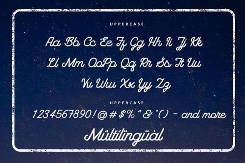 Franklin Monoline Script Font  2