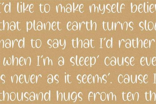 Galaxy Sprinkle Handcraft Script Font 4