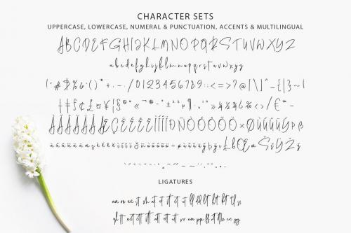 Genit Classy Handwritten Font 12