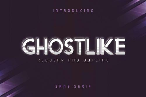 Ghostlike Sans Serif Font 1