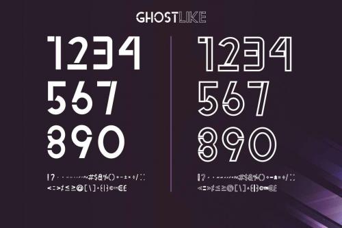 Ghostlike Sans Serif Font 2