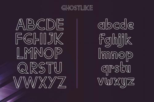 Ghostlike Sans Serif Font 4