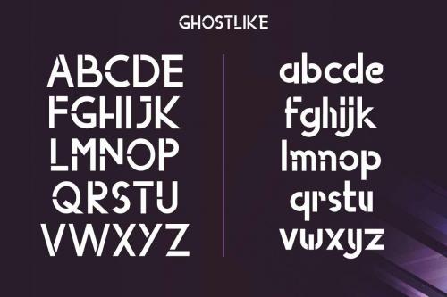 Ghostlike Sans Serif Font 7