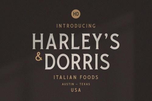 Giroud Condensed Serif Font 3