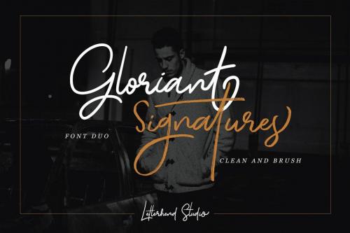 Gloriant Signature Font 1