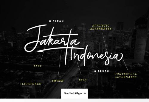 Gloriant Signature Font 4