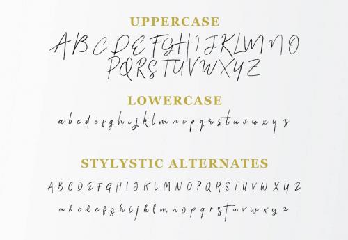 Gloriant Signature Font 5