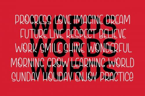 Goodbye Anjing Display Font 8