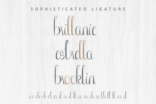Goshty Doll Calligraphy Font 9