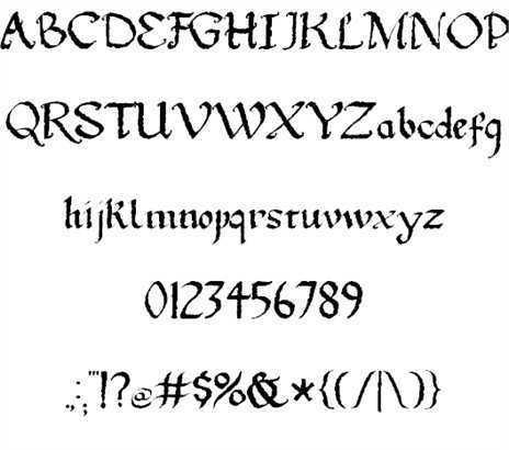 Gothic Ultra Trendy font 1