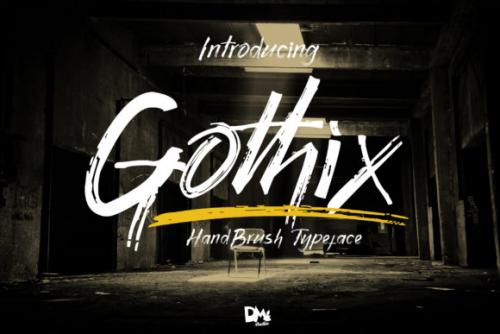 Gothix Hand Brush Font 1