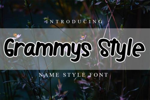 Grammys Style Script Font