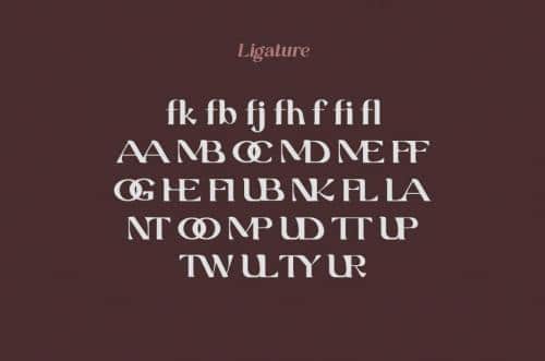 Grand Duke Serif Font 4