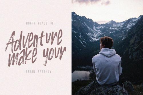 HIRUKA Handbrushed Font 3