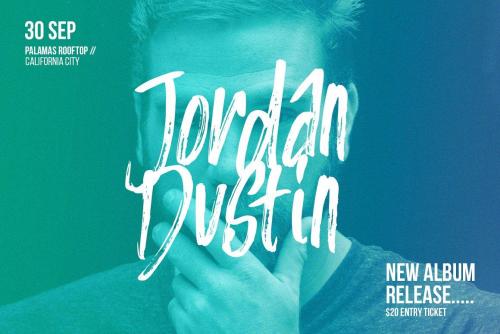 HIRUKA Handbrushed Font 5