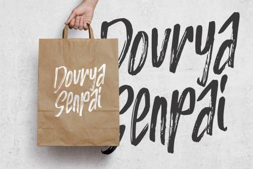 HIRUKA Handbrushed Font 6