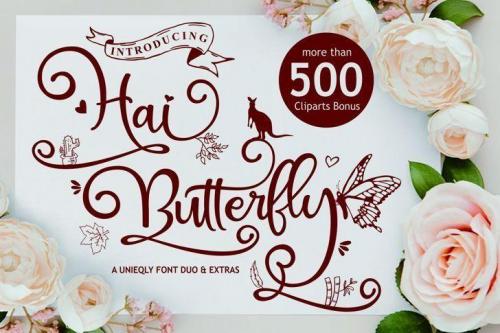 Hai Butterfly Font