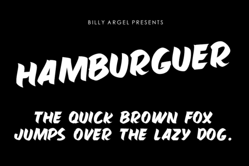 Hamburguer Font 1