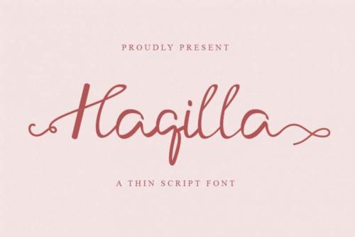 Haqilla Script Font (1)